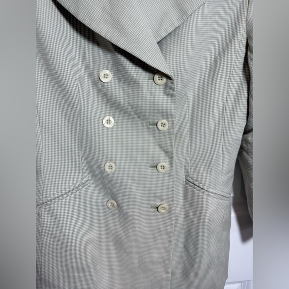 KASPER Mint Green Blazer Classic Tailored Suit Jacket, size 10 Petite - Picture 2 of 7